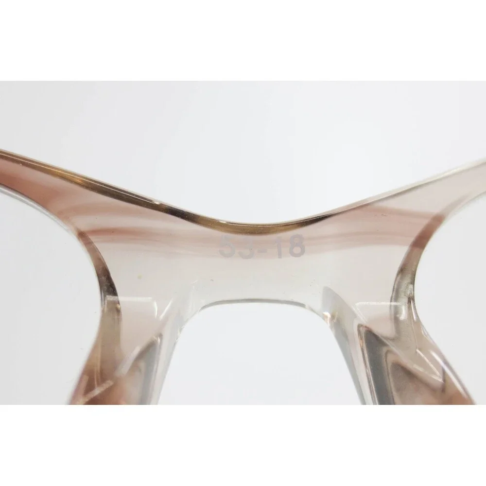 CM 202243 Blush Cat Eye Eyeglasses Frames 53-18-140 Pink Translucent Women
